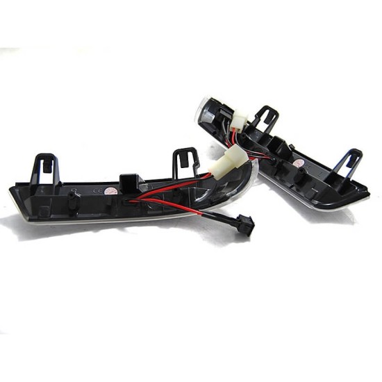 Φλας Καθρέπτη Για Vw Golf V (5) 03-08 / Jetta 05-10 / Passat B6 (3C) 05-10 / Sharan 03-10 / Skoda Superb 02-08 / Seat Alhambra 09-10 Dynamic Φιμέ 2 Τεμάχια