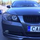 Μπροστινά Φανάρια Set Για Bmw 3 E90 / E91 05-11 Angel Eyes Led Μαύρα H7/H7 Depo
