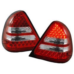 Πισινά Φανάρια Set Για Mercedes-Benz C-Class W202 93-00 Led Κόκκινο/Crystal KAtuning Πισινά Φανάρια Set Για Mercedes-Benz C-Class W202 93-00 Led Κόκκινο/Crystal KAtuning