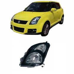 Φανάρι Μπροστινό Αριστερό Για Suzuki Swift 05-10 Μαύρο H4 Depo Φανάρι Μπροστινό Αριστερό Για Suzuki Swift 05-10 Μαύρο H4 Depo