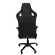 Κάθισμα Bucket RS Avalon Gaming Chair Δερματίνη Μαύρο Με Κόκκινες Ραφές Καπιτονέ 1 Τεμάχιο Carner 2046