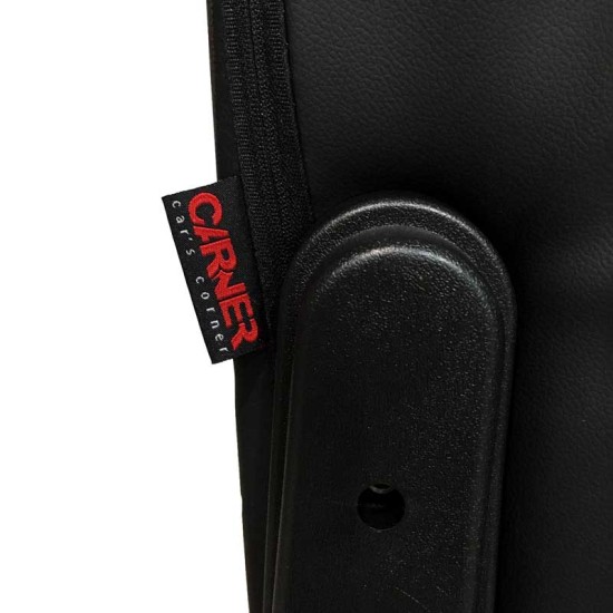Κάθισμα Bucket RS Avalon Gaming Chair Δερματίνη Μαύρο Με Κόκκινες Ραφές Καπιτονέ 1 Τεμάχιο Carner 2046