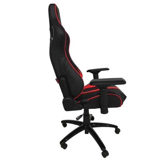 Κάθισμα Bucket RS Avalon Gaming Chair Δερματίνη Μαύρο Με Κόκκινες Ραφές Καπιτονέ 1 Τεμάχιο Carner 2046