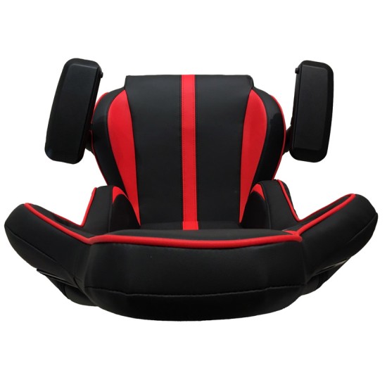 Κάθισμα Bucket RS Avalon Gaming Chair Δερματίνη Μαύρο Με Κόκκινες Ραφές Καπιτονέ 1 Τεμάχιο Carner 2046