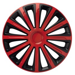 Τάσια Τροχών Αυτοκινήτου 14" Τrend 102253 Κόκκινο-Μαύρο cbx 4 Τεμάχια