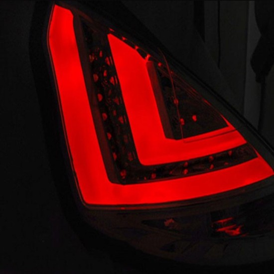 Πισινά Φανάρια Set Για Ford Fiesta 08-12 Led Bar Φιμέ JunYan
