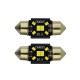 Λάμπες Led Σωληνωτές 31mm 8 Leds 12volt Canbus Λευκό Φως Auto GS 600484 2 Τεμάχια
