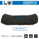 Ανατομικό / Ορθοπεδικό Μαξιλαράκι Μέσης Memory Foam & Gel RK19019 36x33cm μαύρο / μπλε 1 τεμάχιο
