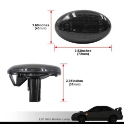 Πλαϊνά Φλας Φτερού Για Subaru Impreza 02-07 / Forester 01-05 / Liberty 00-03 Led Dynamic Φιμέ 2 Τεμάχια Πλαϊνά Φλας Φτερού Για Subaru Impreza 02-07 / Forester 01-05 / Liberty 00-03 Led Dynamic Φιμέ 2 Τεμάχια