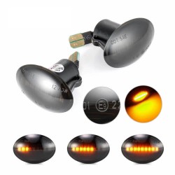 Πλαϊνά Φλας Φτερού Για Fiat 500 07-15 & 15+ / Lancia Y 03-11 / Lybra 99-05 Led Dynamic Φιμέ 2 Τεμάχια Πλαϊνά Φλας Φτερού Για Fiat 500 07-15 & 15+ / Lancia Y 03-11 / Lybra 99-05 Led Dynamic Φιμέ 2 Τεμάχια