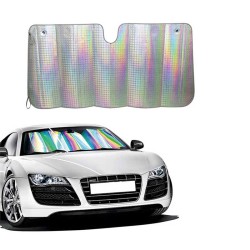 Ηλιοπροστασία Παρμπρίζ Αλουμινίου Laser Ιριδίζουσα Medium Feral 145x60cm Ηλιοπροστασία Παρμπρίζ Αλουμινίου Laser Ιριδίζουσα Medium Feral 145x60cm