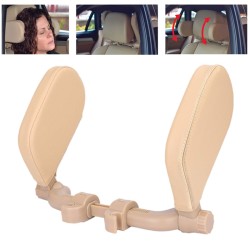 Πλαινά Μαξιλαράκια Προσκέφαλου / Υποστήριξης Λαιμού Memory Foam  HLU3000 11x20x3.5cm Μπεζ 1 Τεμάχιο