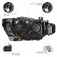 Μπροστινά Φανάρια Set Για Bmw 3 F30 / F31 11-15 3D Angel Eyes Χρωμίου H7/H7 Με Μοτέρ Sonar