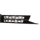 Μάσκα Για Vw Polo AW 17+ GTI Look Κυψελωτή Με Κόκκινο Σιρίτι 1 Τεμάχιο
