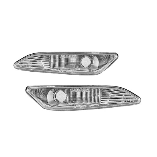 Πλαϊνά Φλας Φτερού Για Alfa Romeo 147 05-10 / 156 97-03 / Fiat Tipo 15+ Chrome 2 Τεμάχια