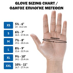 Γάντια Πετρελαίου Pvc No10 - XL Μπλε 27 cm 2 Τεμάχια