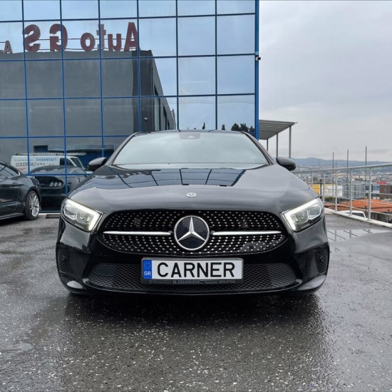 Μάσκα Για Mercedes-Benz A-Class W177 18+ Diamond Amg Look Μαύρο/Χρώμιο 1 Τεμάχιο