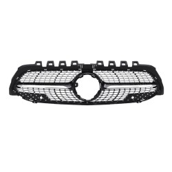 Μάσκα Για Mercedes-Benz A-Class W177 18+ Diamond Amg Look Μαύρο/Χρώμιο 1 Τεμάχιο