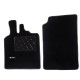 Πατάκια Αυτοκινήτου Μοκέτα Για Smart W450 99-06  Με Μονό Κέντημα Black 2 Τεμάχια