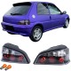 Πισινά Φανάρια Σετ Για Peugeot 106 96-03 Μαύρα JunYan