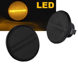 Πλαϊνά Φλας Φτερού Για Mazda MX5 89-15 Led Φιμέ 2 Τεμάχια