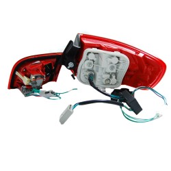 Πισινά Φανάρια Set Για Audi A3 8P 03-08 Sportsback Led Bar Κόκκινο/Άσπρο Depo