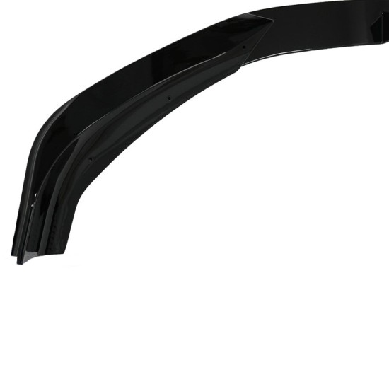 Μπροστινό Spoiler Για Bmw X1 F48 15-19 M-Packet Γυαλιστερό Μαύρο 3 Τεμάχια