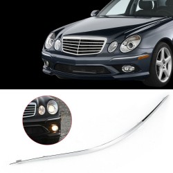 Εμπρός Αριστερό Τριμ Χρωμίου Προφυλακτήρα Για Mercedes-Benz E-Class W211 06-09