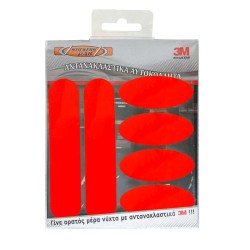 Αυτοκόλλητα Αντανακλαστικά Large 3M ΚΙΤ Συσκευασία 6 Τεμάχια Πορτοκαλί Φθορίζων 24694 Αυτοκόλλητα Αντανακλαστικά Large 3M ΚΙΤ Συσκευασία 6 Τεμάχια Πορτοκαλί Φθορίζων 24694