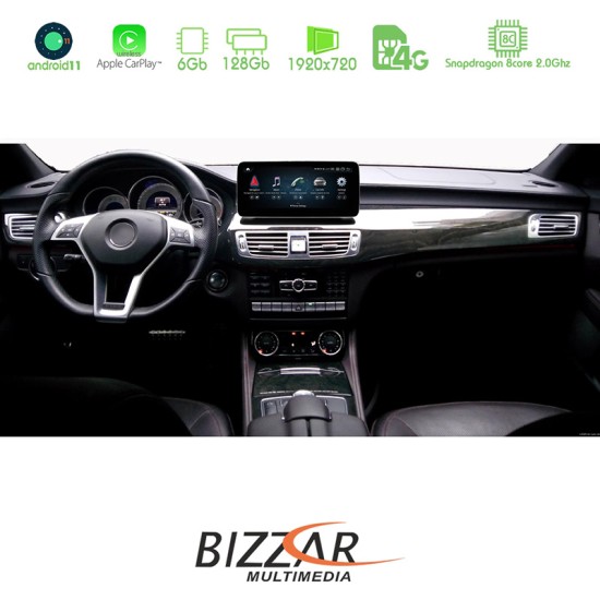 Οθόνη OEM Bizzar Mercedes-Benz CLS-Class C218 Android 11 8Core Navigation Multimedia U-BZ-6102GO