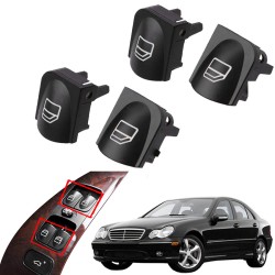 Ανταλλακτικά Για Αριστερό Διακόπτη Ηλεκτρικών Παραθύρων Για Mercedes C-Class W203 2 Τεμάχια