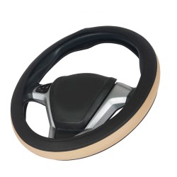 Κάλυμμα Τιμονιού Αυτοκινήτου Otom Easy-Fit Δερματίνη Μαύρο - Μπεζ Medium 37-39cm F-57 Κάλυμμα Τιμονιού Αυτοκινήτου Otom Easy-Fit Δερματίνη Μαύρο - Μπεζ Medium 37-39cm F-57