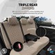 Καλύμματα Αυτοκινήτου Otom Comfortline VIP Design Universal Sued / Rachel / Δερματίνη Καπιτονέ Σετ Εμπρός / Πίσω 11 Τεμαχίων Μπεζ CMV-234