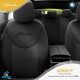Καλύμματα Αυτοκινήτου Otom Attraction Design Universal Βαμβακερό Ύφασμα / Rachel Σετ Εμπρός / Πίσω 11 Τεμαχίων Μαύρο - Γκρι ATR-1301