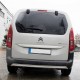 Προστατευτικό Πίσω Προφυλακτήρα Για Citroen Berlingo / Opel Combo E / Peugeot Partner , Rifter / Toyota Proace 2018+ Από Abs Πλαστικό Μαύρο