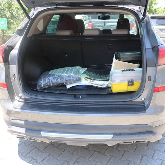 Προστατευτικό Πίσω Προφυλακτήρα Για Hyundai Tucson 2018-2020 Από Abs Πλαστικό Μαύρο