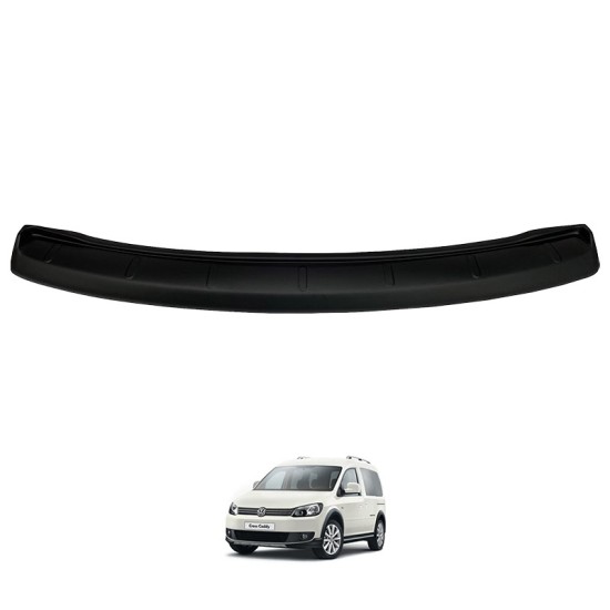 Προστατευτικό Πίσω Προφυλακτήρα Για VW Caddy 2015-2020 Από Abs Πλαστικό Μαύρο
