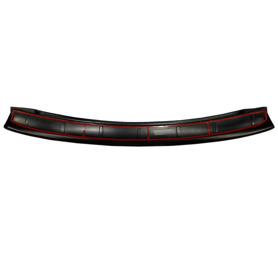 Προστατευτικό Πίσω Προφυλακτήρα Για VW Caddy 2015-2020 Από Abs Πλαστικό Μαύρο