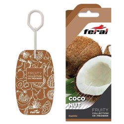 Σετ Αρωματικών Αυτοκινήτου Feral Fruity Collection Coconut 3 Τεμάχια Σετ Αρωματικών Αυτοκινήτου Feral Fruity Collection Coconut 3 Τεμάχια