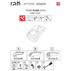 Βάση Τεμπέλη Ειδική Για Ford Puma 19+ Armster Rati 1 Τεμάχιο Βάση Τεμπέλη Ειδική Για Ford Puma 19+ Armster Rati 1 Τεμάχιο