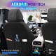 Καλύμματα Αυτοκινήτου Otom Pulse Design Universal Δερματίνη / Rachel Σετ Εμπρός / Πίσω 11 Τεμαχίων Μαύρο PLS-2901