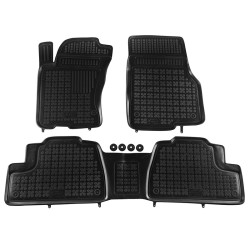 Πατάκια Σκαφάκια 3D Από Λάστιχο Για Mercedes-Benz ML W163 1998-2005 Rezaw Plast 4 Τεμάχια Μαύρα 201703