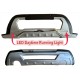 Skid Plates Προφυλακτήρων Body kit Για Εμπρός Και Πίσω Προφυλακτήρα Dacia Duster 2018+ Με DRL 2 Τεμάχια