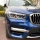 Φρυδάκια Μπροστινών Φαναριών Για Bmw X3 G01 & X4 G02 2018+ Βαμμένα Μάυρο Γυαλιστερό Χρώμα 2 Τεμάχια