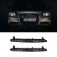 Μπροστινά Φλας Για Audi Q7 4L (2006-2009) Facelift Design Led & DRL Μάυρο/Χρώμιο 2 Τεμάχια
