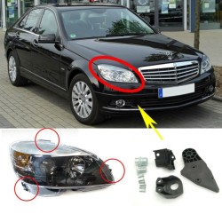 Βάσεις Επισκευής Δεξιού Φαναριού Για Mercedes-Benz C-Class W204 07-14 Βάσεις Επισκευής Δεξιού Φαναριού Για Mercedes-Benz C-Class W204 07-14