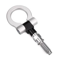 Γάντζος Ρυμούλκησης Αλουμινίου Αγωνιστικός Tow Hook Universal 16mm European Ασημί 1 Τεμάχιο Γάντζος Ρυμούλκησης Αλουμινίου Αγωνιστικός Tow Hook Universal 16mm European Ασημί 1 Τεμάχιο