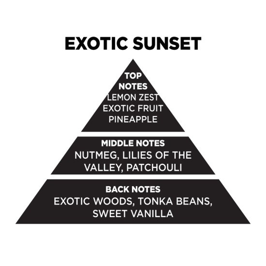 Αρωματικό Κερί Σόγιας Σε Λευκό Ποτήρι Με Μαύρο Μεταλλικό Καπάκι "Exotic Sunset" 300gr Themagio 77202