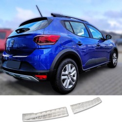 Προστατευτικό Πίσω Προφυλακτήρα Για Dacia Sandero ΙΙΙ 2020+ Από Ανοξείδωτο Ατσάλι (Steel)