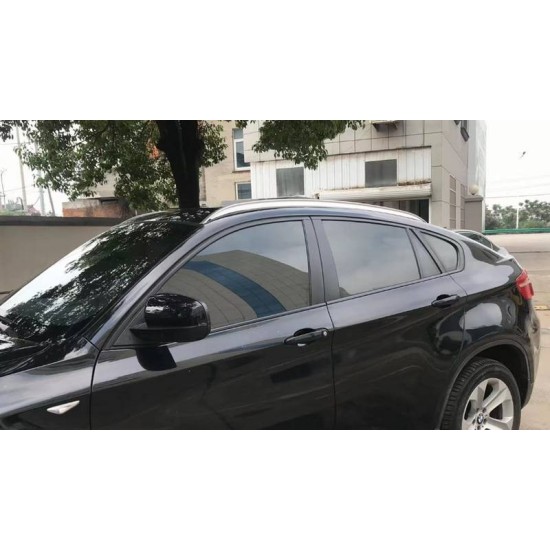 Μπάρες Οροφής Railing Για BMW X6 E71 2008-2015 Flush-Rails Αλουμινίου Ασημί 2 Τεμάχια